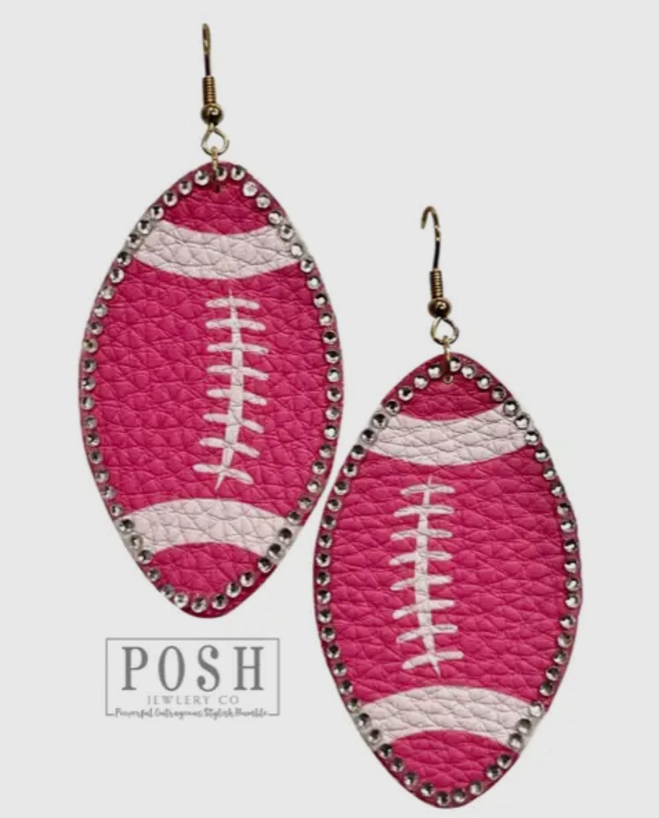 Game day football earring