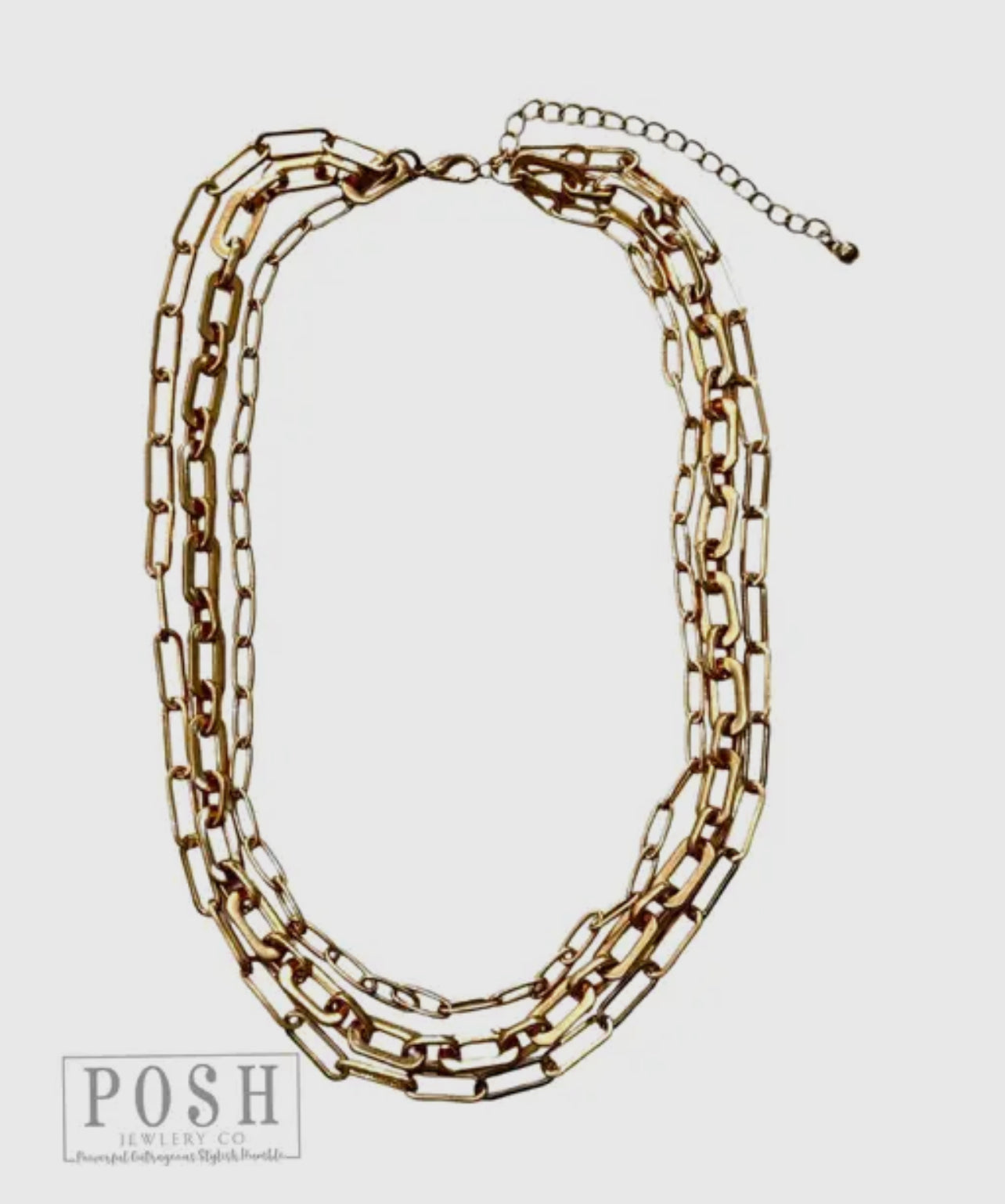 Triple chain necklace