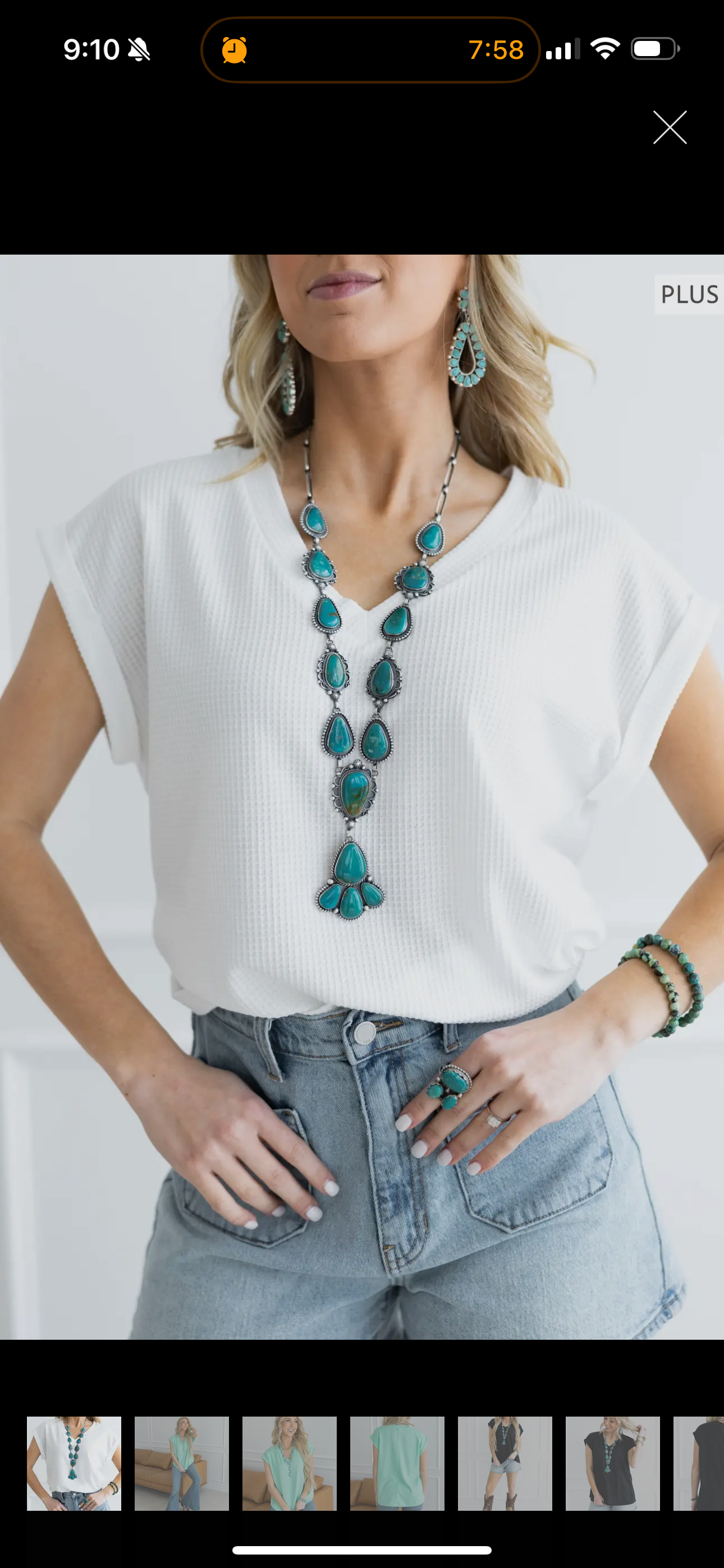 Plus thermal two tone top