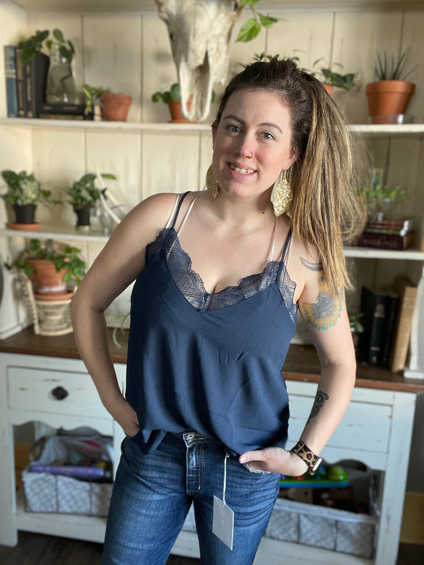 Floating By Lace Cami