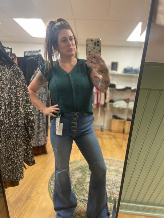 Wind up missing you, button down top