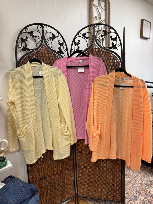 Pastel cardigan plus
