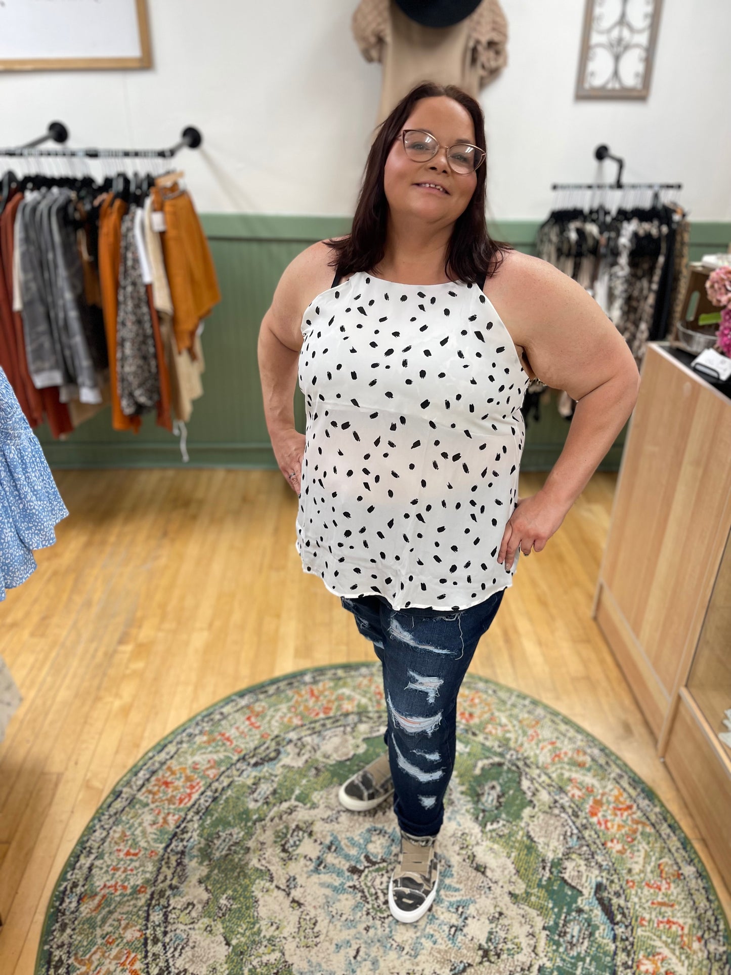 Think I'm in love with you, plus halter top