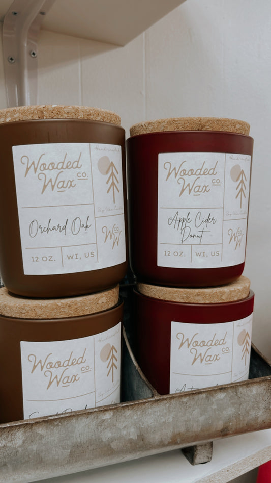 12 oz soy wax candle