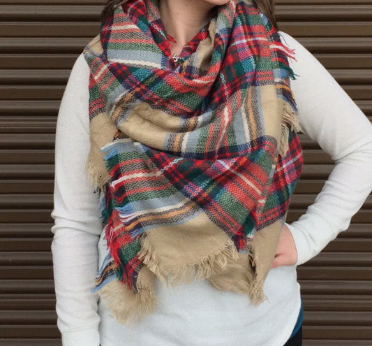 Plaid scarf