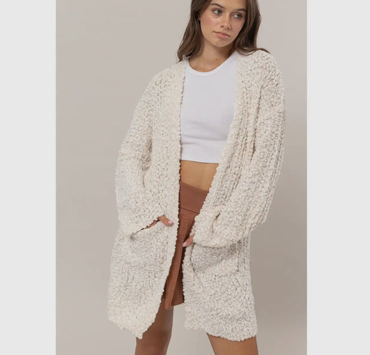 Popcorn cardigan