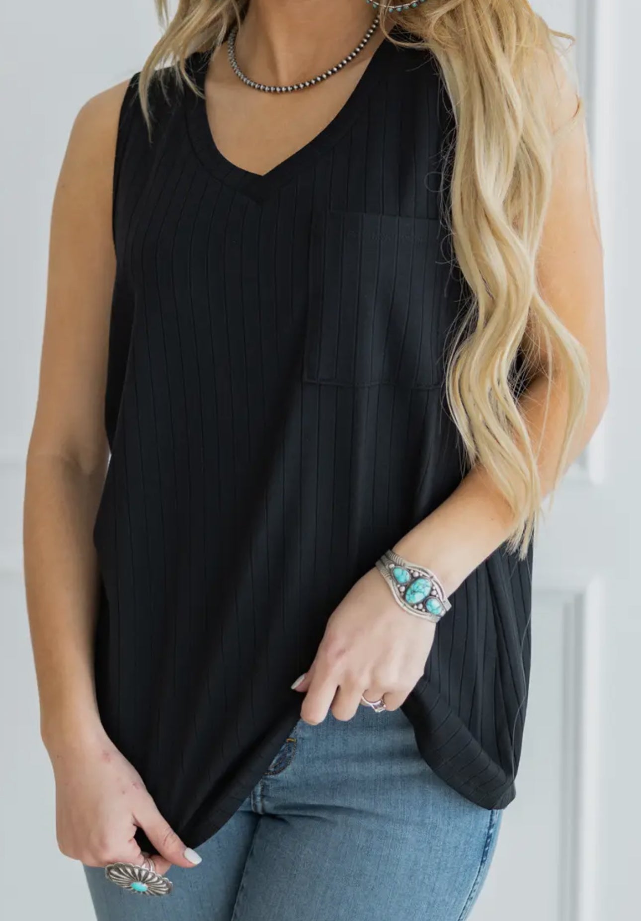 Plus everyday ribbed tank