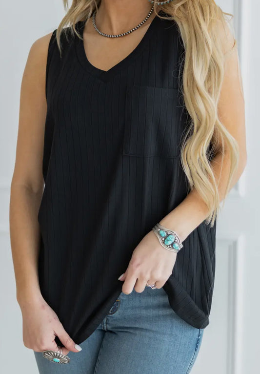 Plus everyday ribbed tank