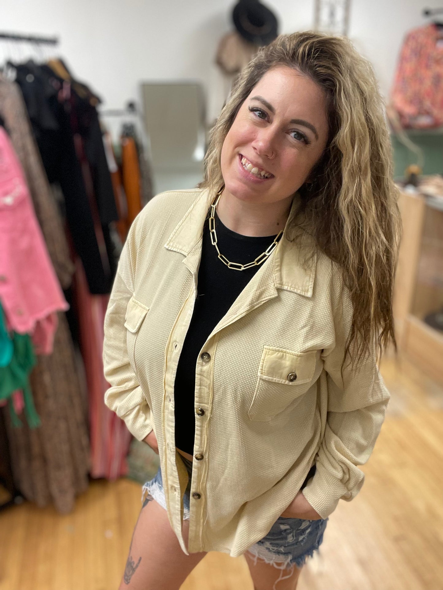 Good on you, button jacket