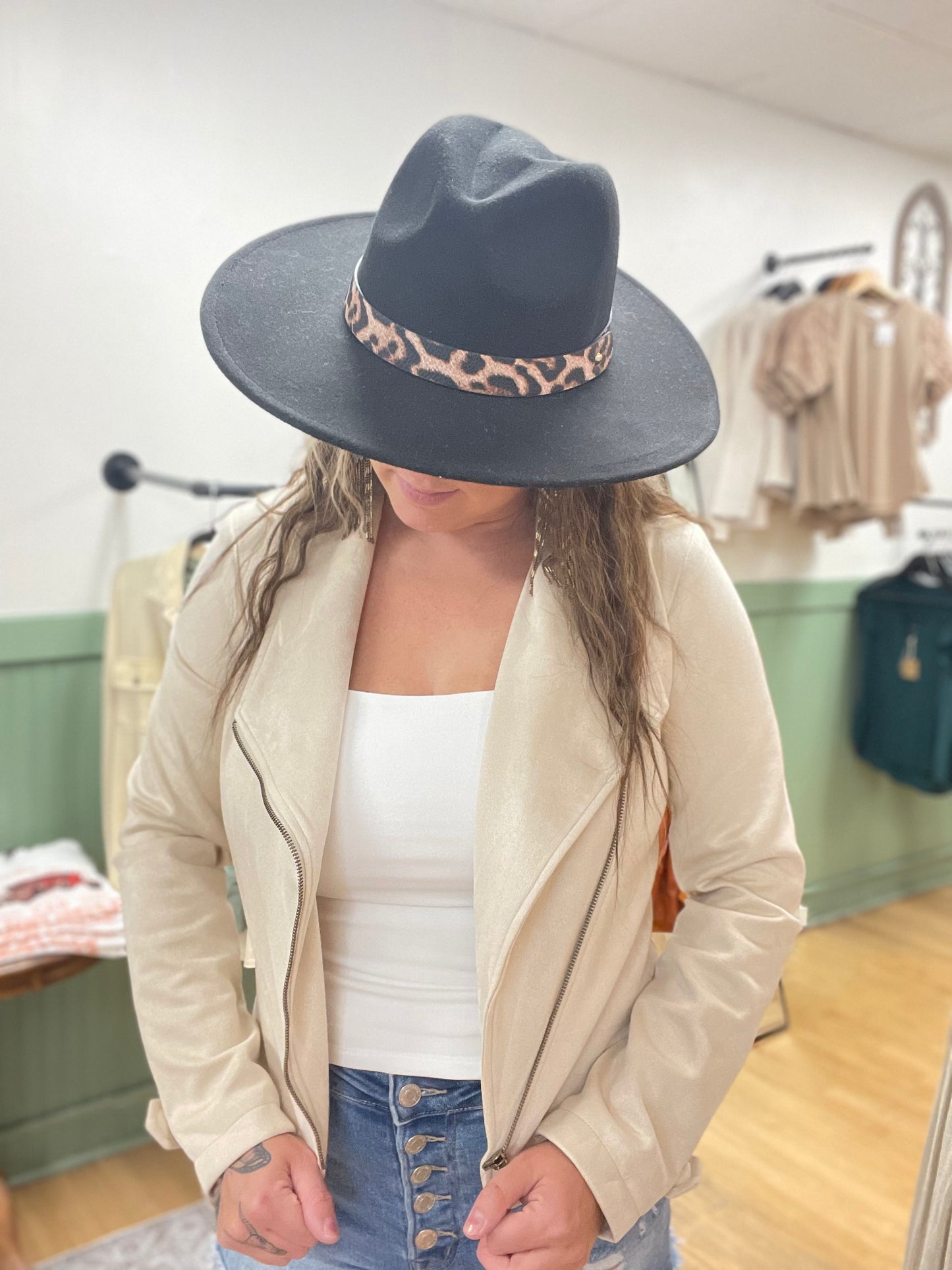 Miles on it, faux suede moto jacket