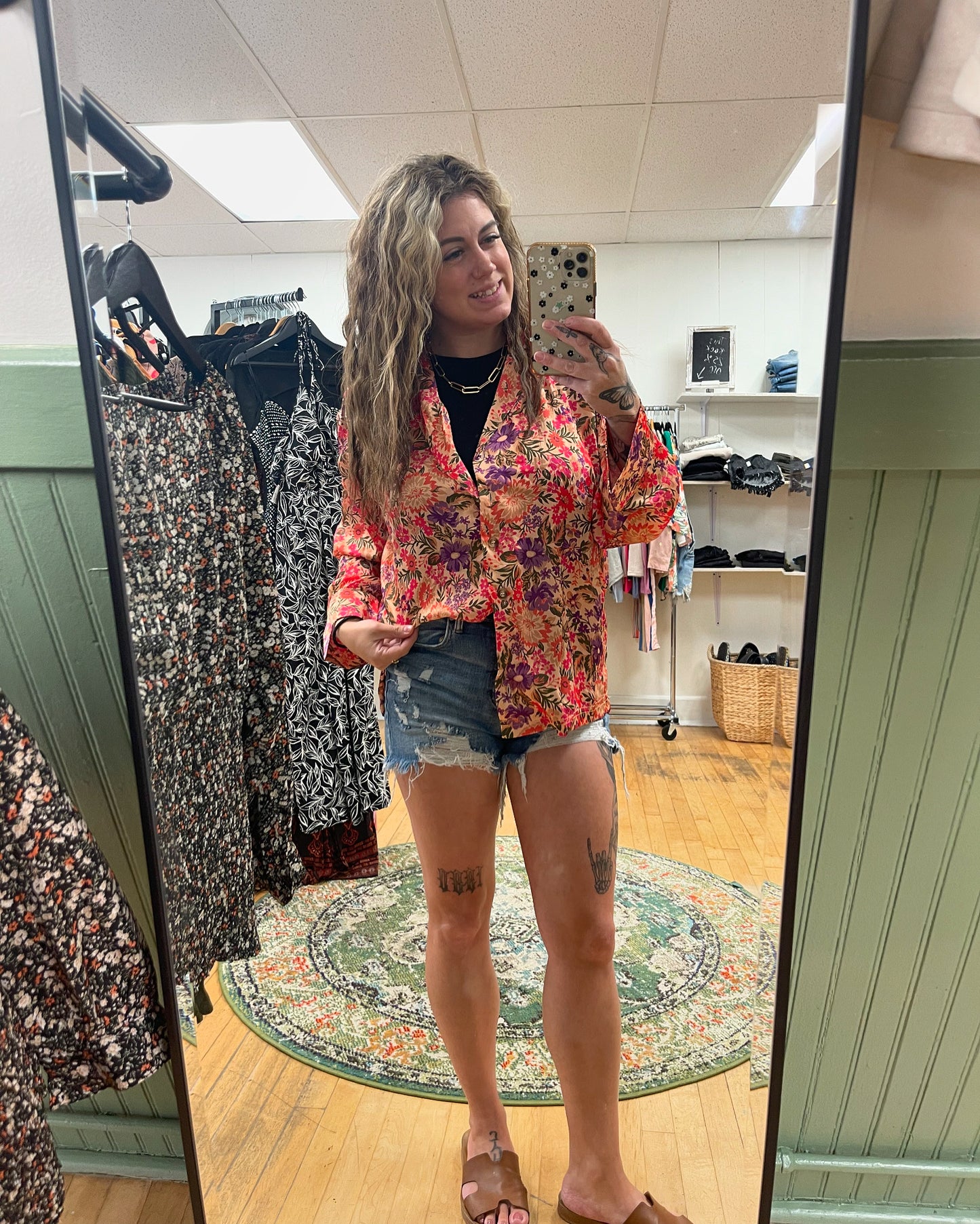 Arkansas diamond, button up blouse