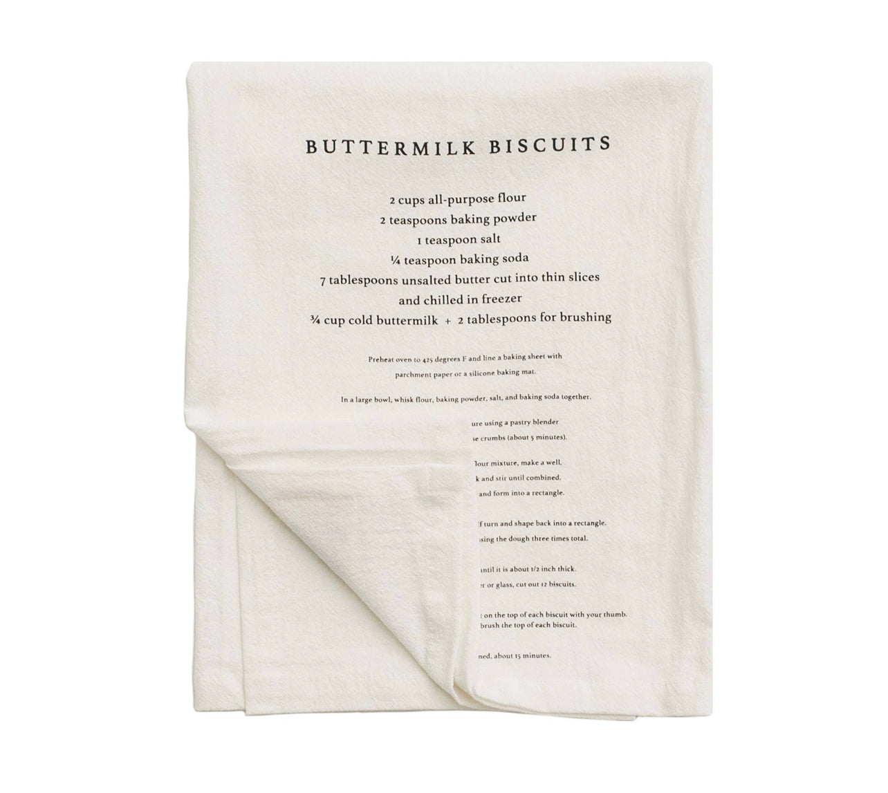 Buttermilk biscuits- tea towel