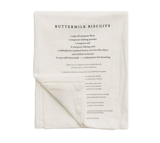 Buttermilk biscuits- tea towel