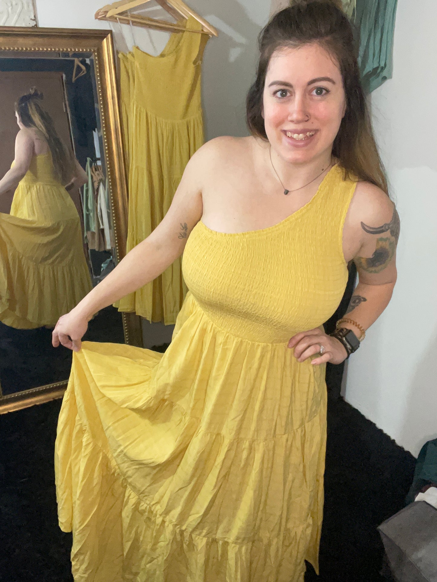 I got sunshine on a cloudy day dress